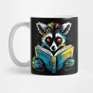 Lemur Reads Book Mug